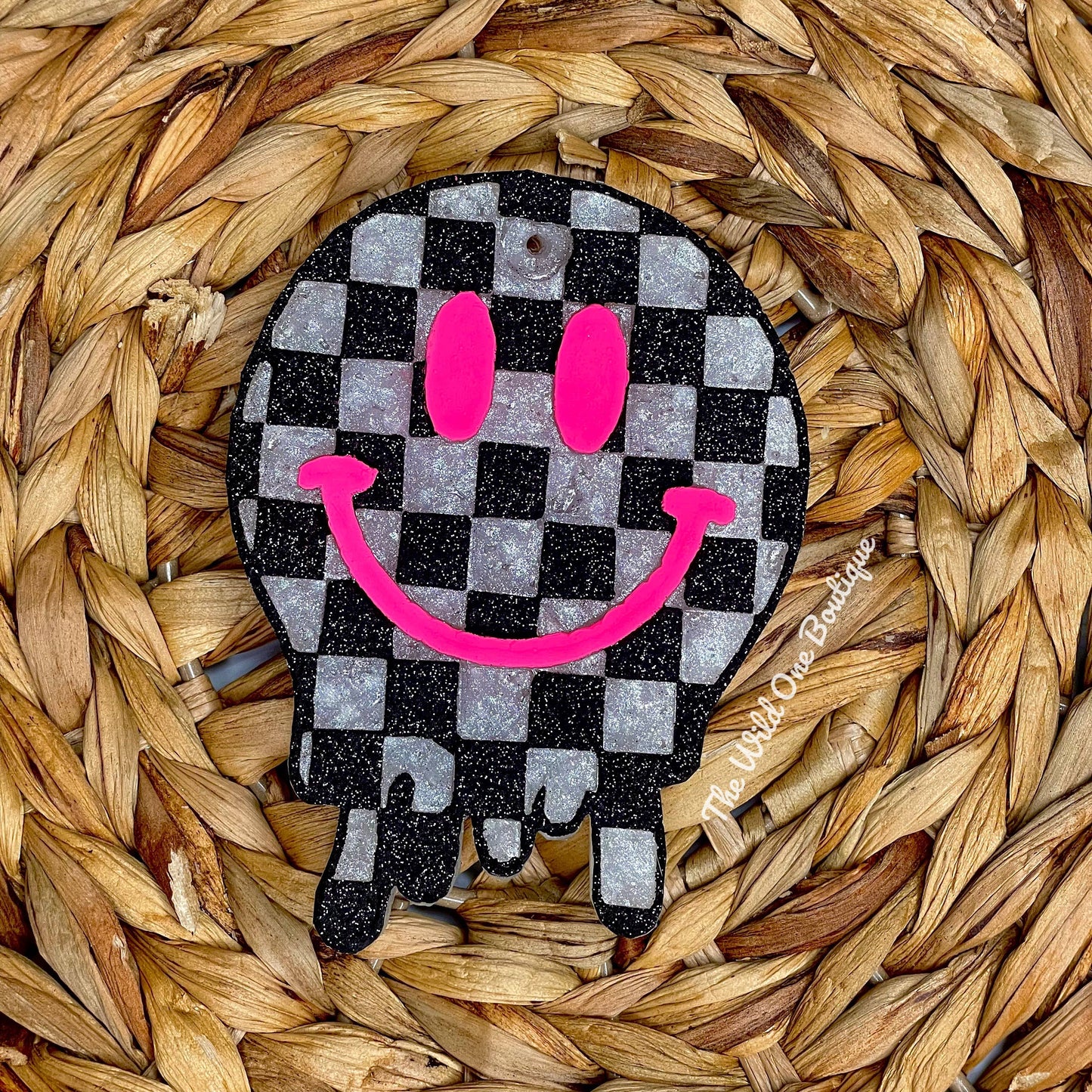 Retro Smile Face Car Freshie