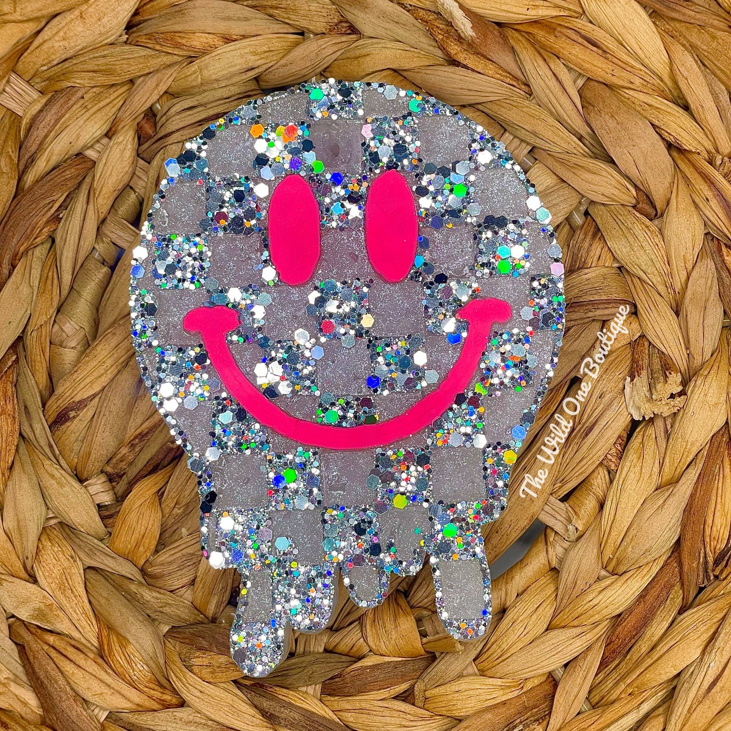 Disco Smile Face Car Freshie