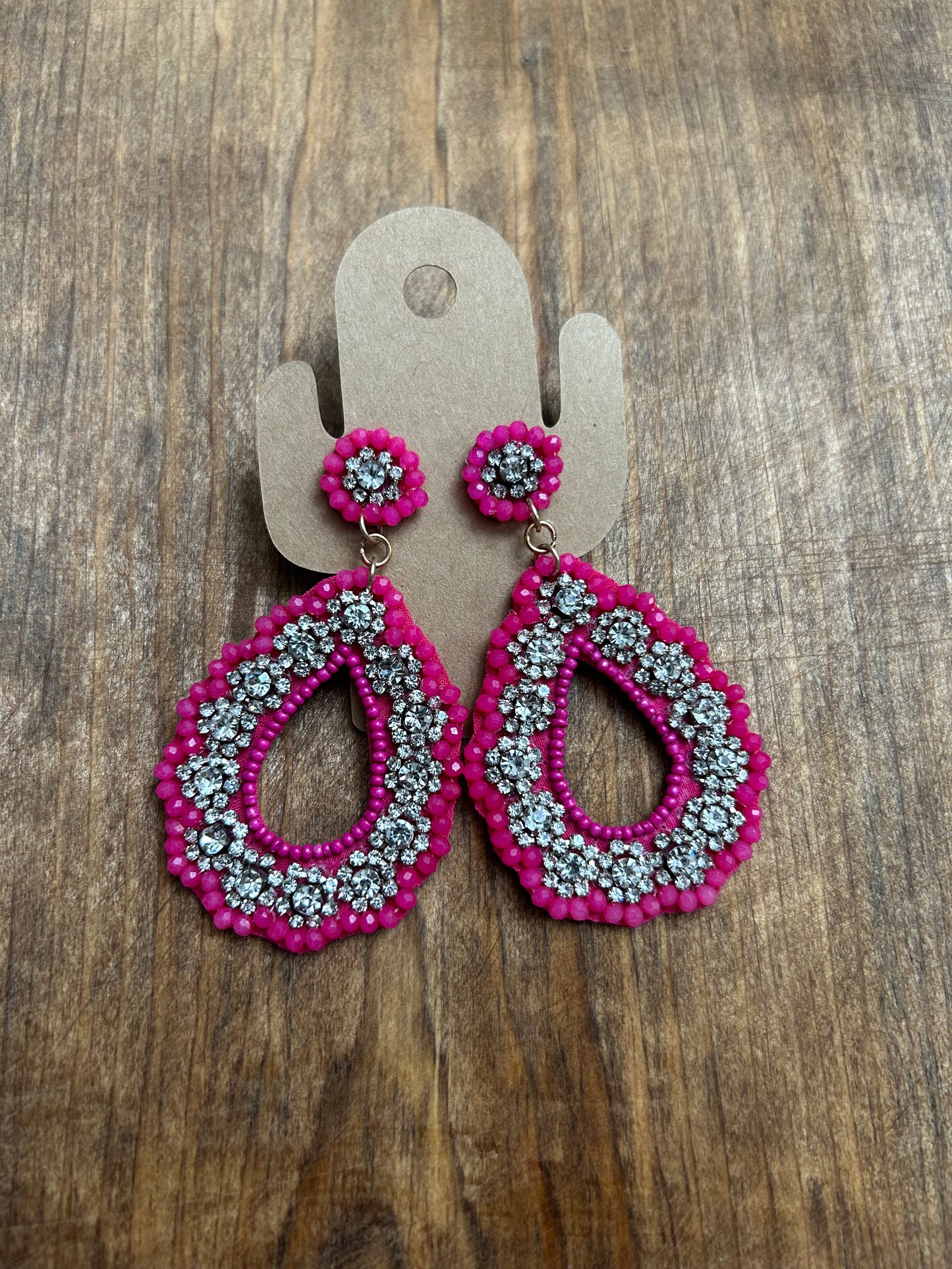 Rhinestone Teardrop