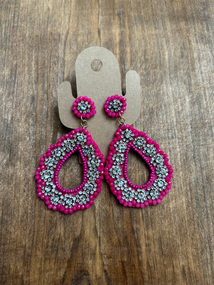 Rhinestone Teardrop